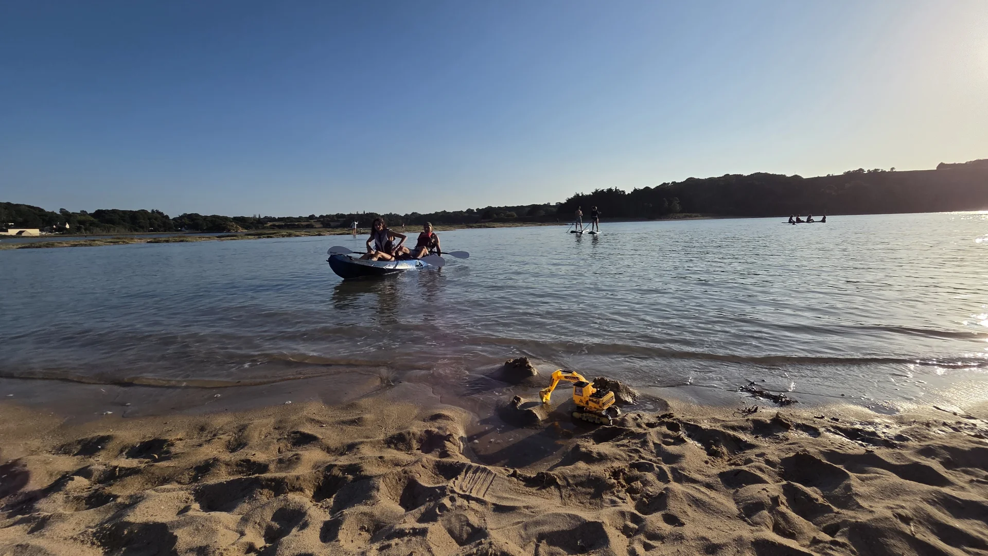 Sortie kayak côte Bretagne