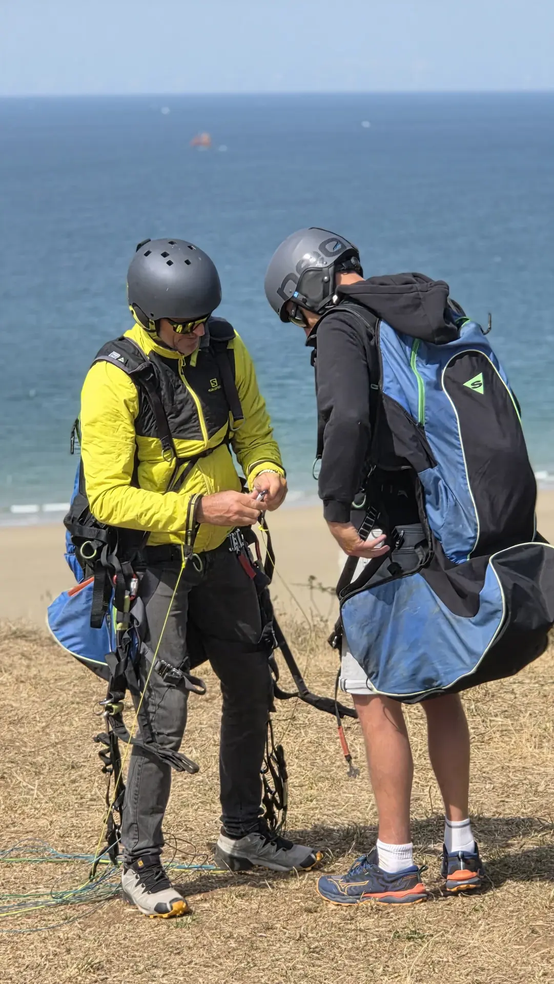 Parapente Cap Fréhel vue aérienne